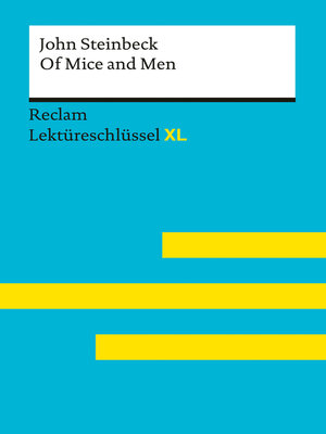 cover image of Of Mice and Men von John Steinbeck